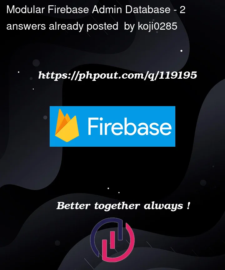 Question 119195 in Firebase