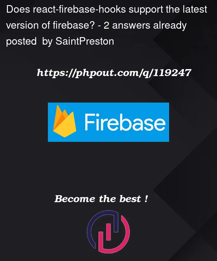 Question 119247 in Firebase