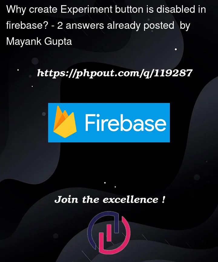 Question 119287 in Firebase