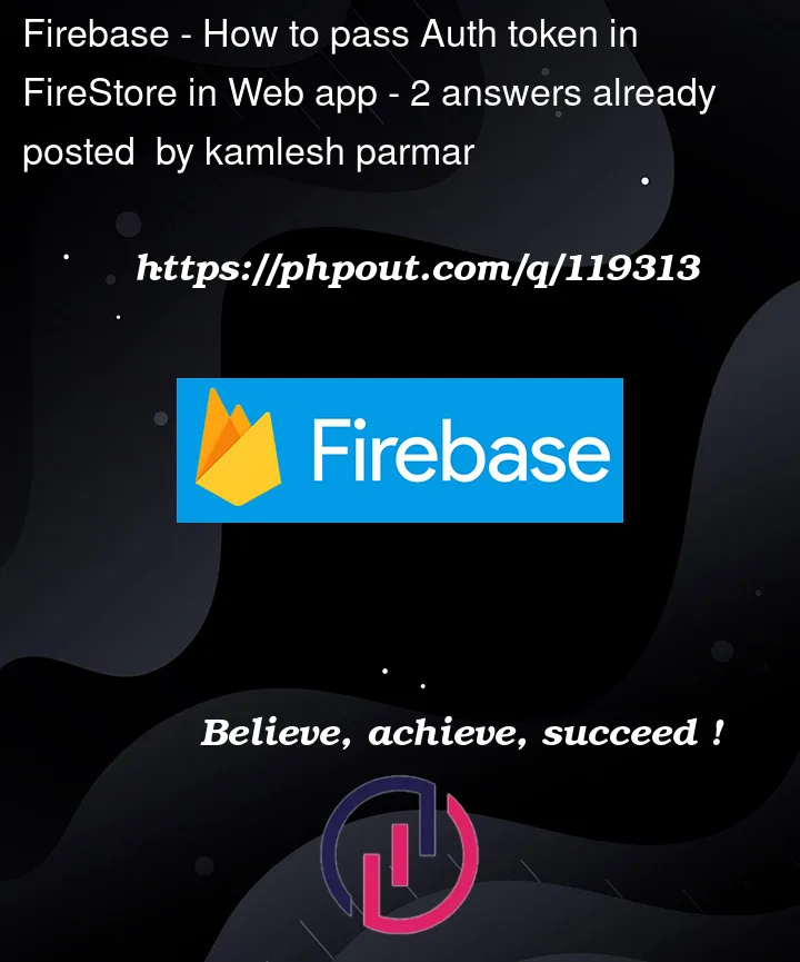 Question 119313 in Firebase