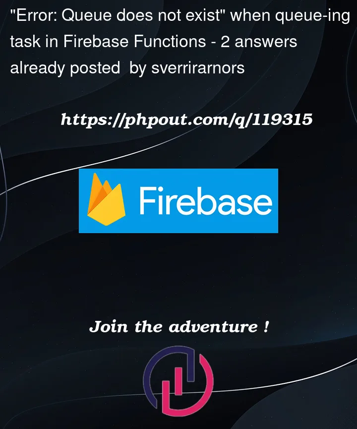 Question 119315 in Firebase