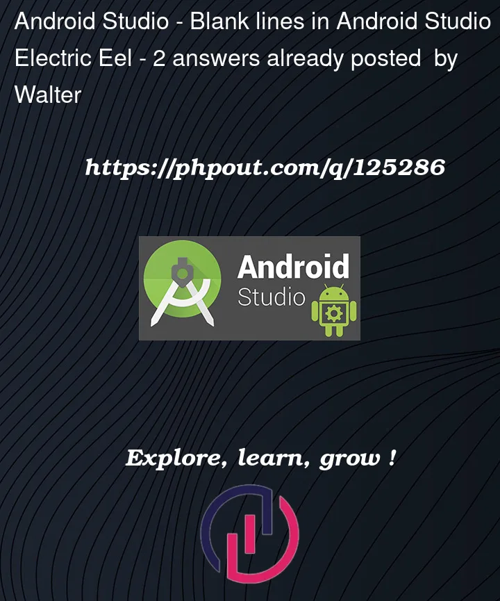 Question 125286 in Android Studio