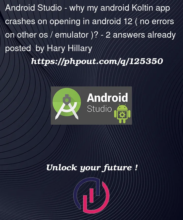 Question 125350 in Android Studio