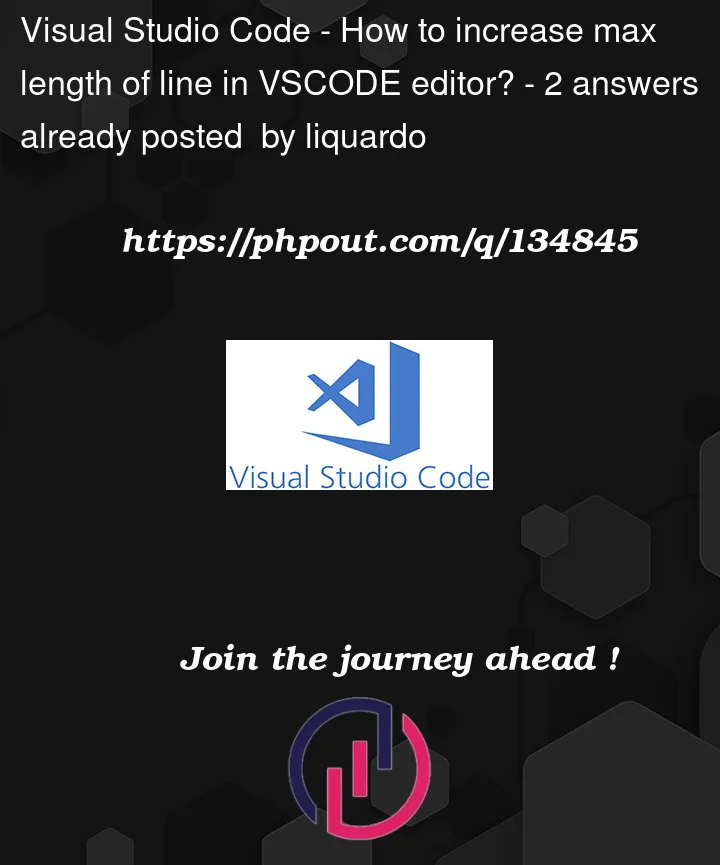 Question 134845 in Visual Studio Code