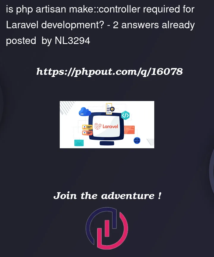 Question 16078 in Laravel