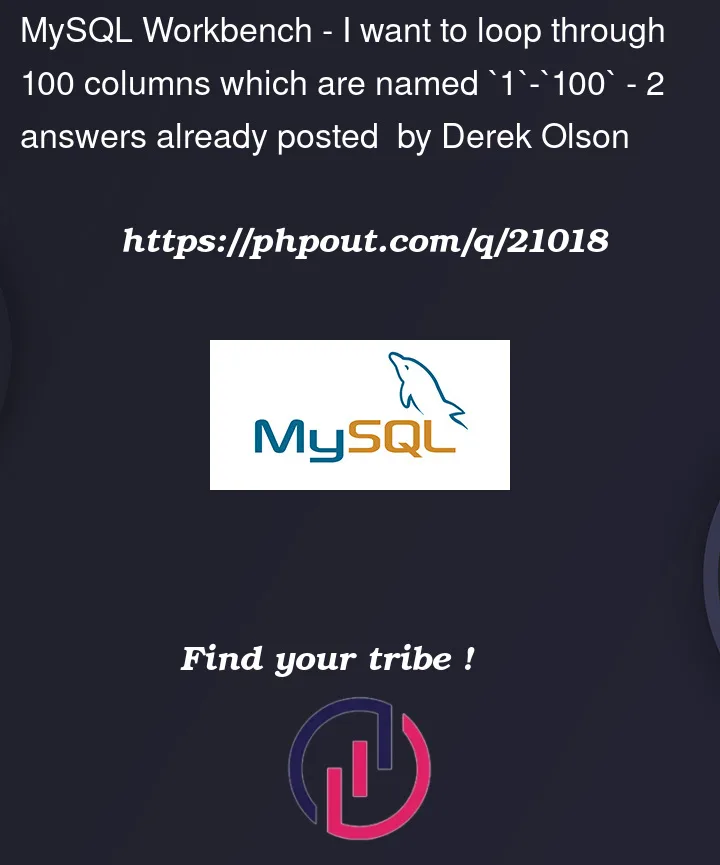 Question 21018 in Mysql