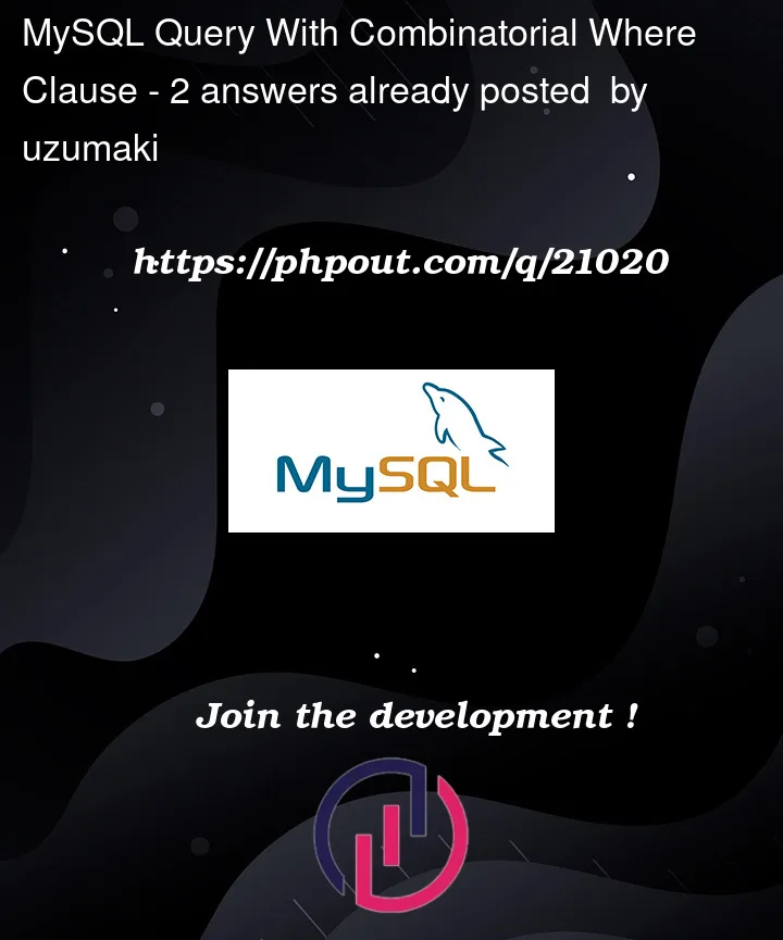 Question 21020 in Mysql