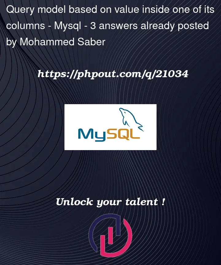 Question 21034 in Mysql