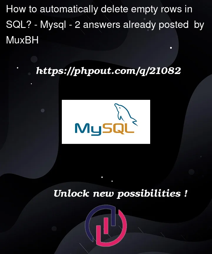 Question 21082 in Mysql