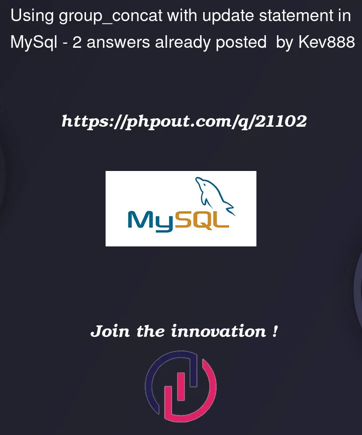 Question 21102 in Mysql