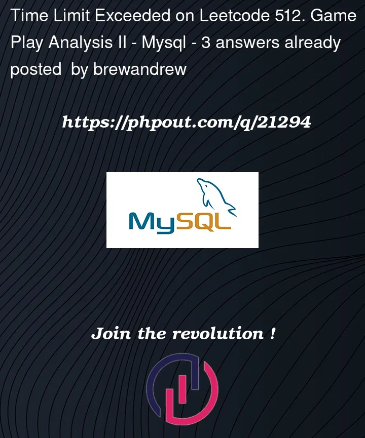 Question 21294 in Mysql