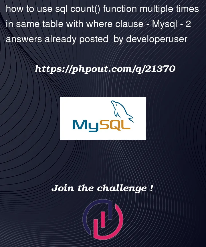 Question 21370 in Mysql