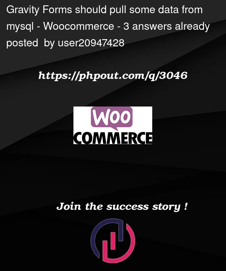 Question 3046 in Woocommerce