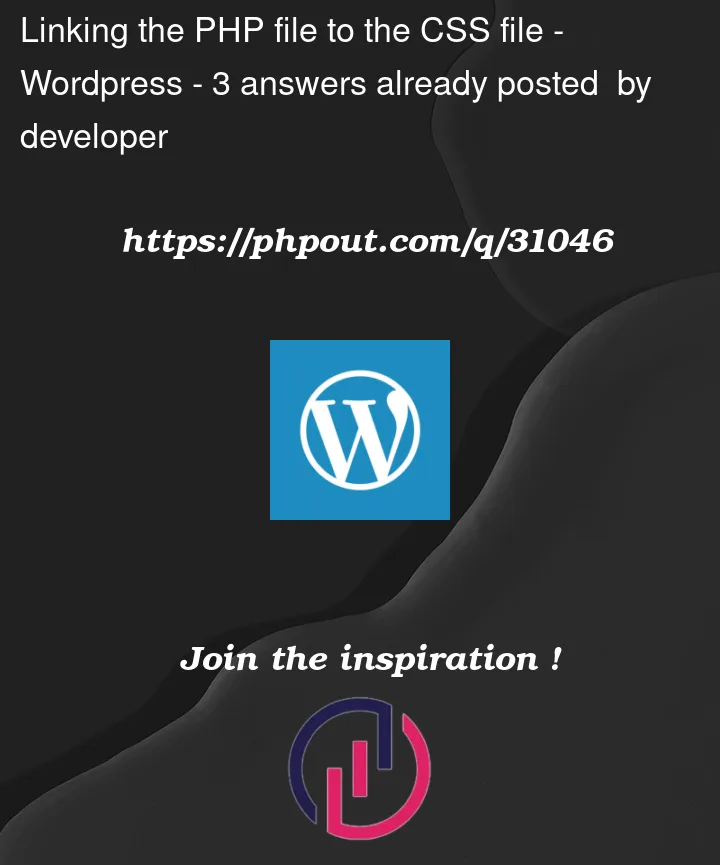 Question 31046 in Wordpress