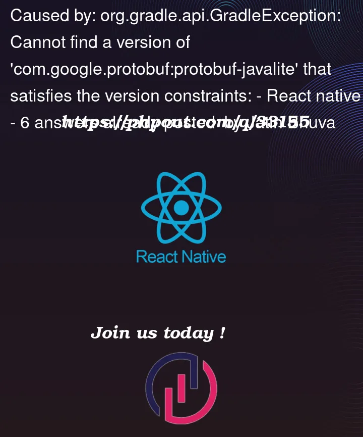 Question 33155 in React native