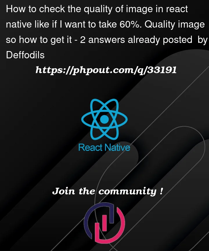 Question 33191 in React native
