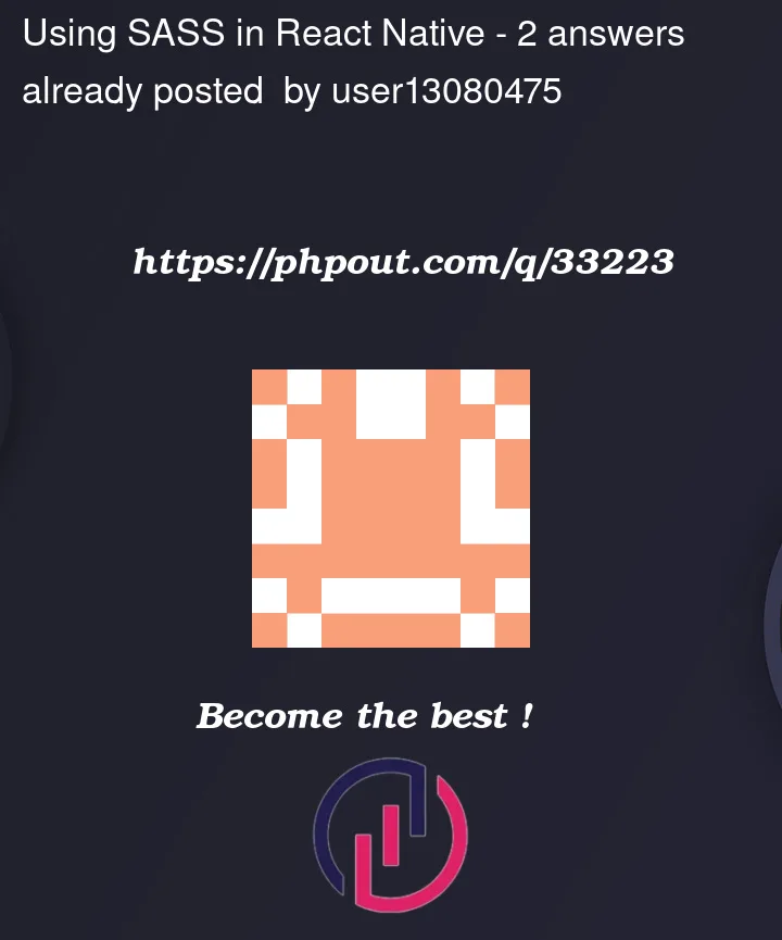 Question 33223 in React native