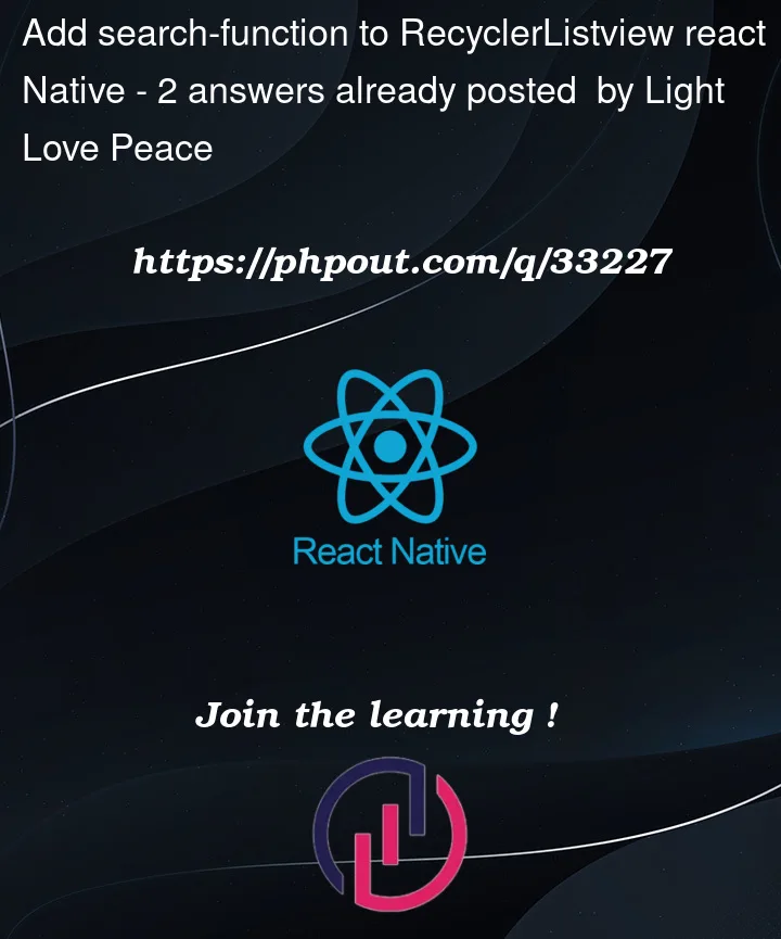 Question 33227 in React native