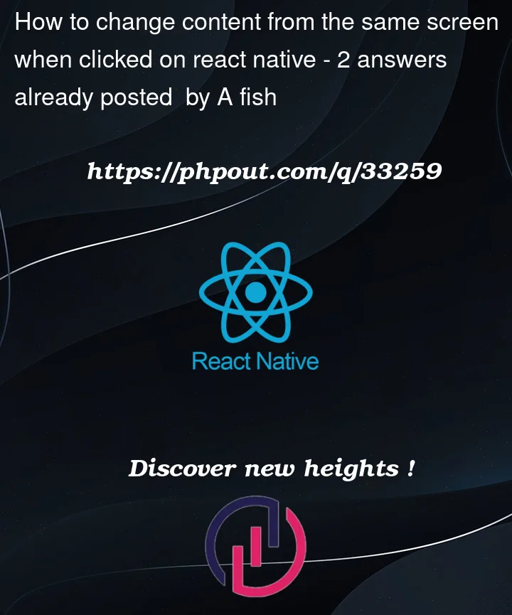 Question 33259 in React native