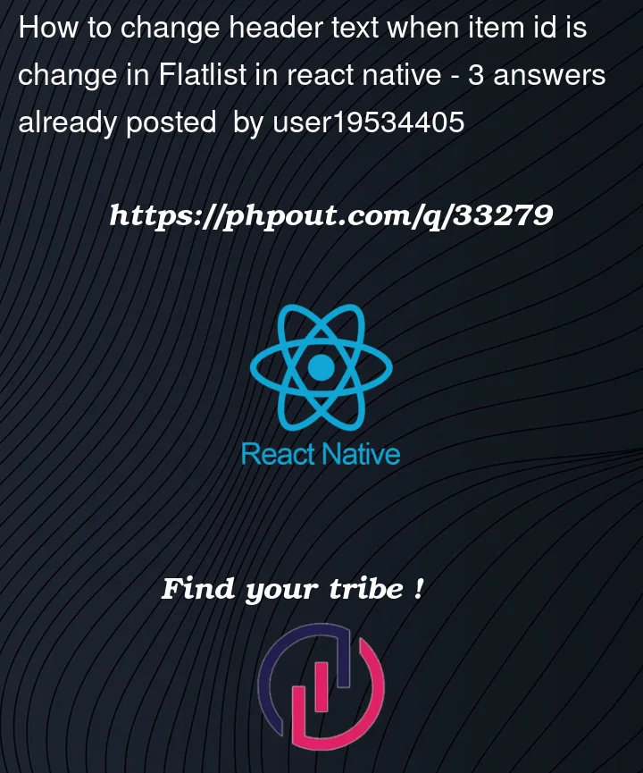 Question 33279 in React native