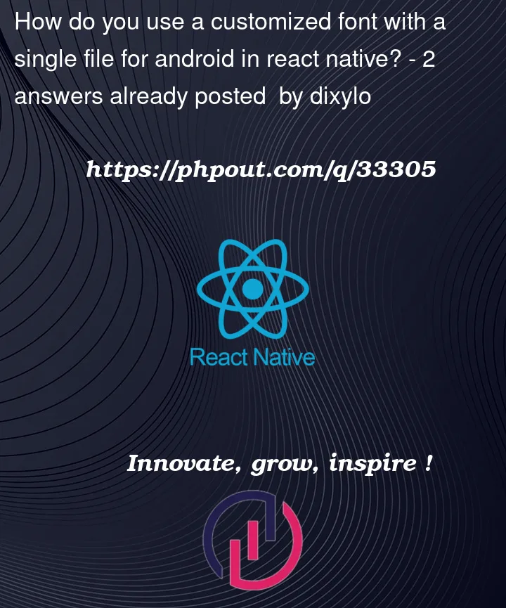 Question 33305 in React native