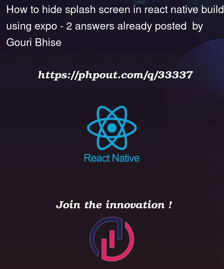 Question 33337 in React native