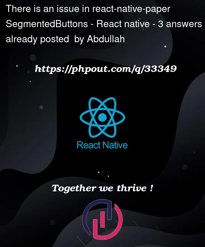 Question 33349 in React native