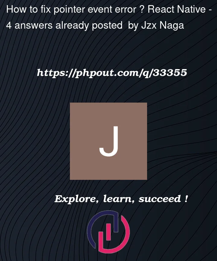 Question 33355 in React native