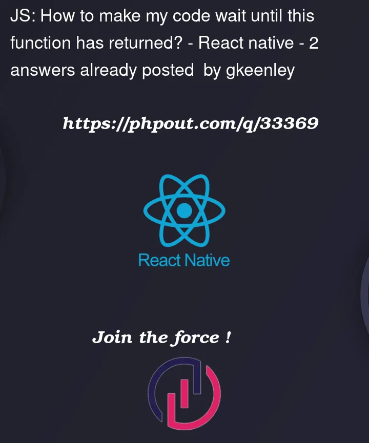 Question 33369 in React native