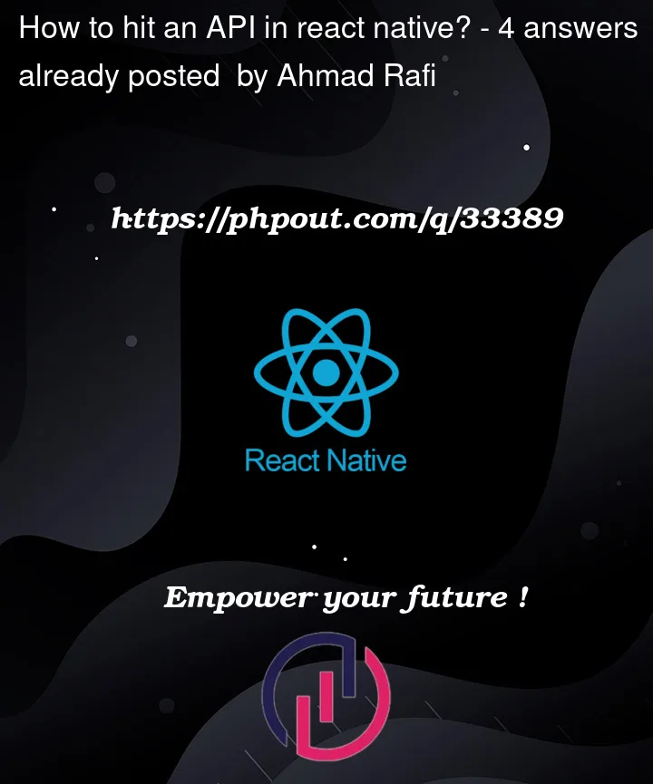 Question 33389 in React native