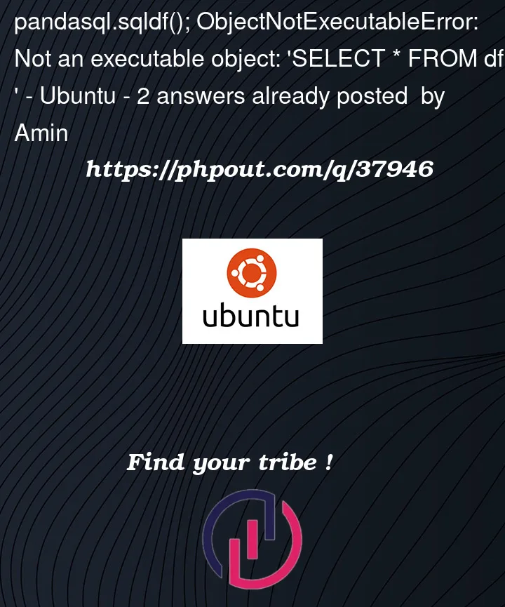 Question 37946 in Ubuntu