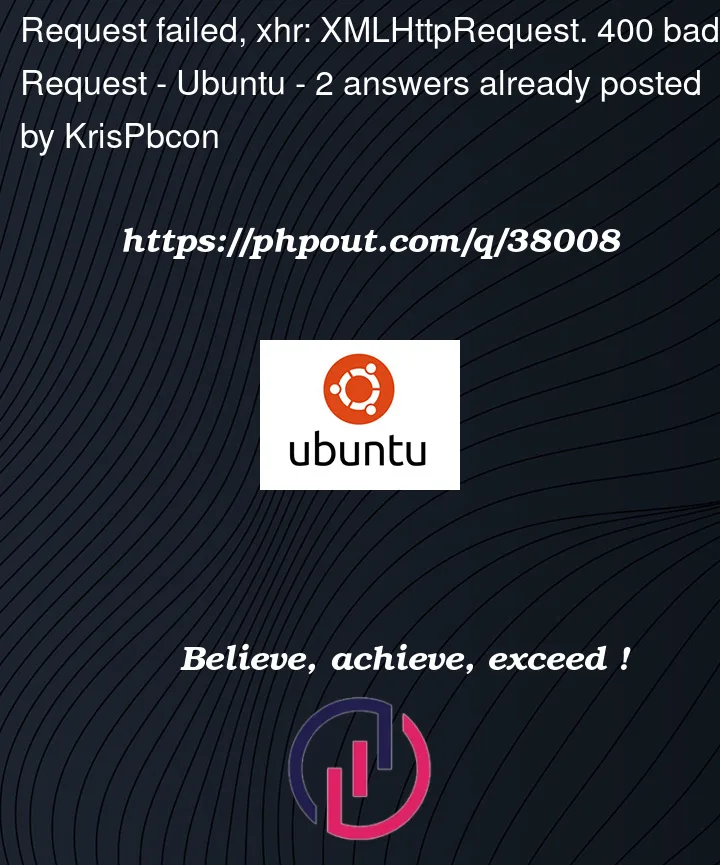 Question 38008 in Ubuntu