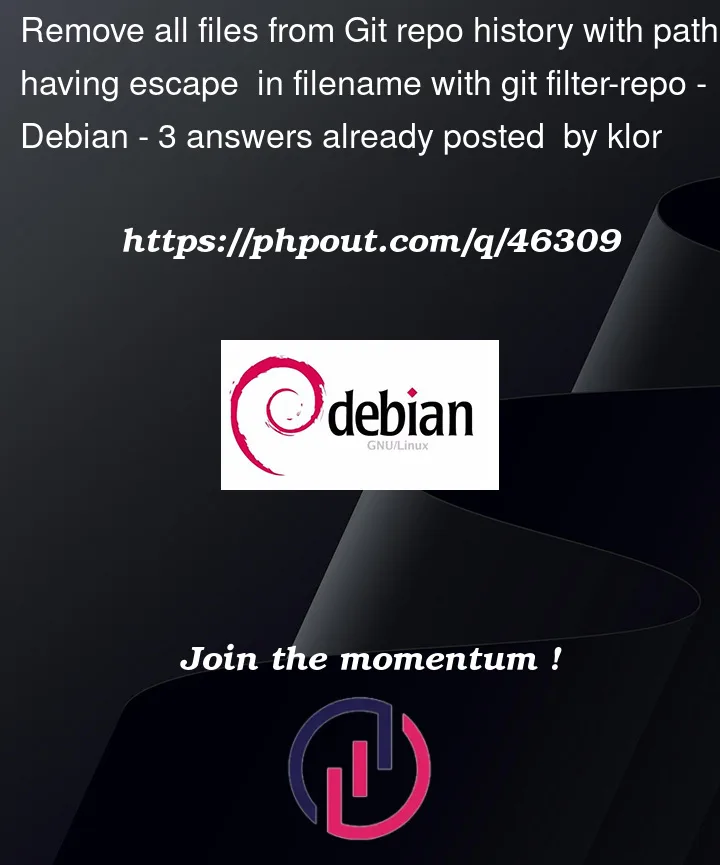 Question 46309 in Debian