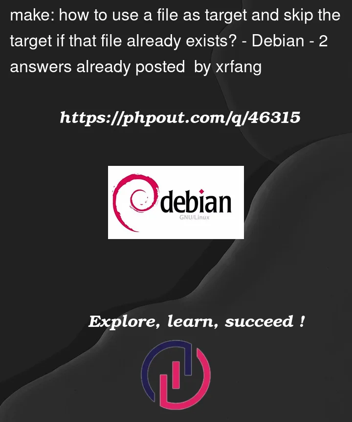 Question 46315 in Debian