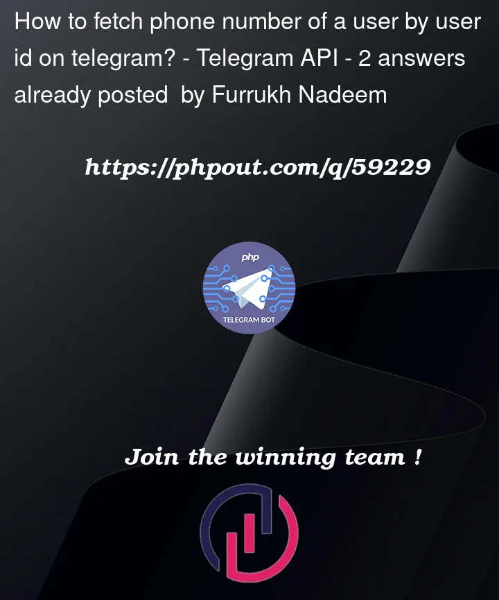 Question 59229 in Telegram API