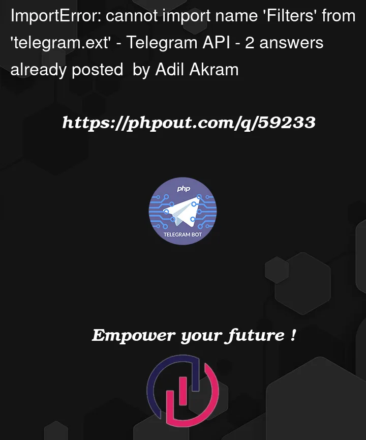 Question 59233 in Telegram API