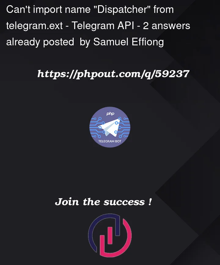 Question 59237 in Telegram API