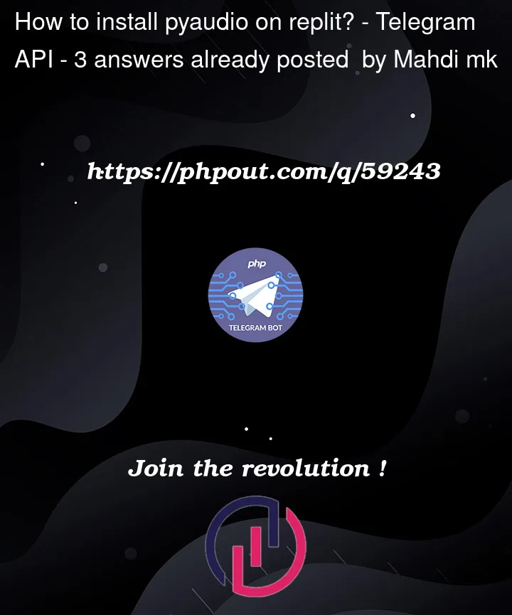 Question 59243 in Telegram API