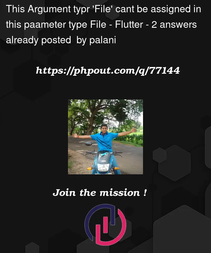 Question 77144 in Flutter