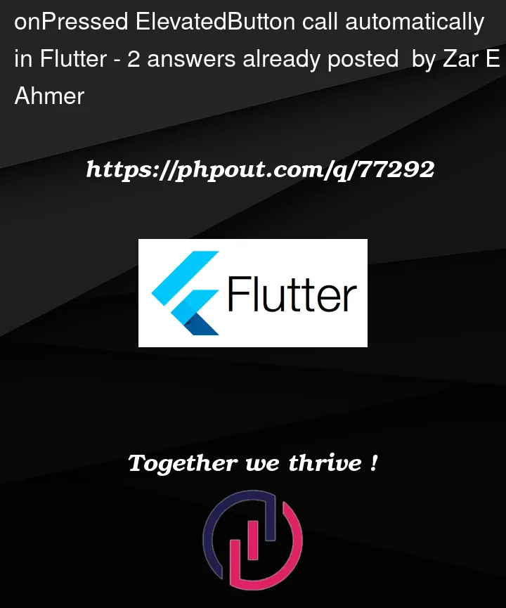 Question 77292 in Flutter