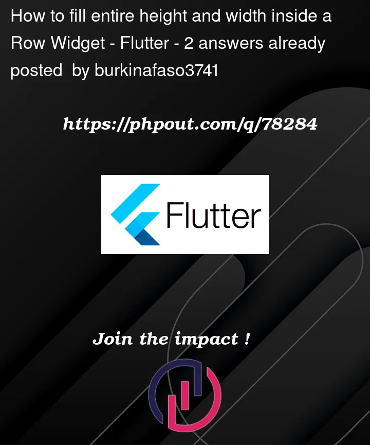 Question 78284 in Flutter