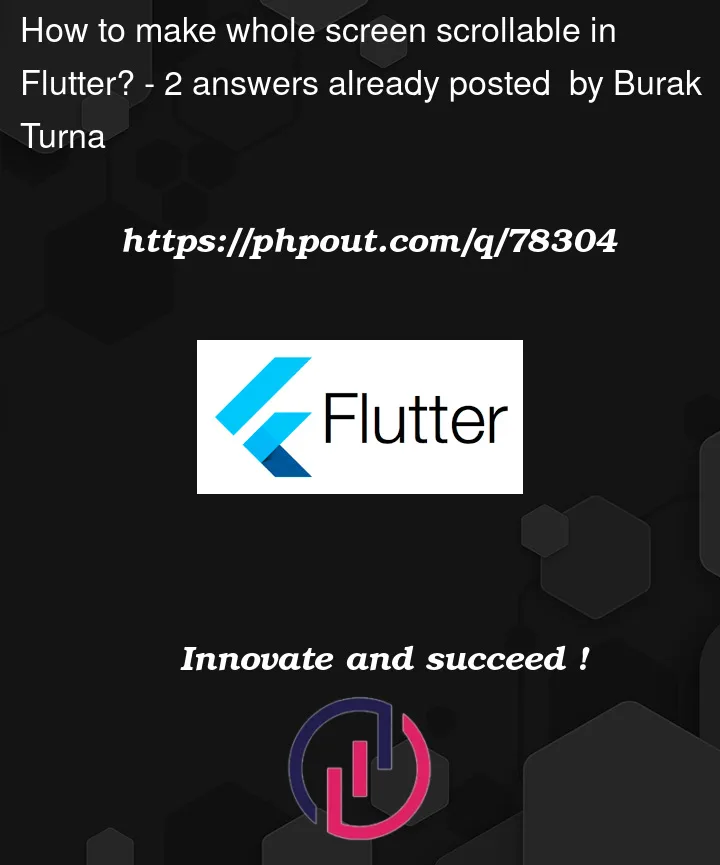 Question 78304 in Flutter