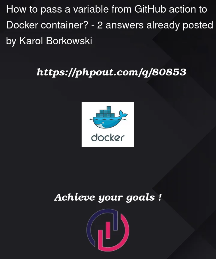 Question 80853 in Docker