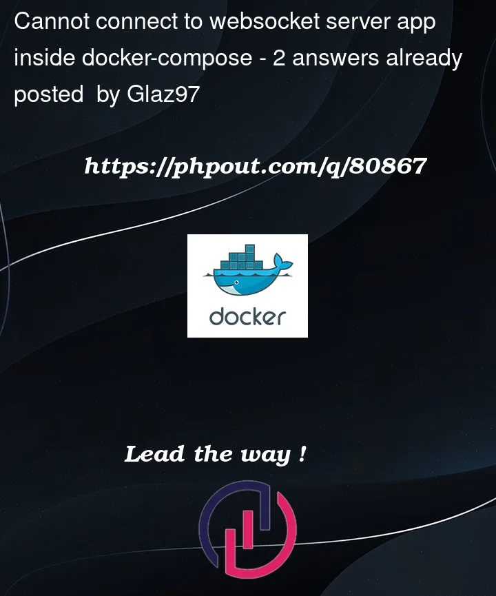 Question 80867 in Docker