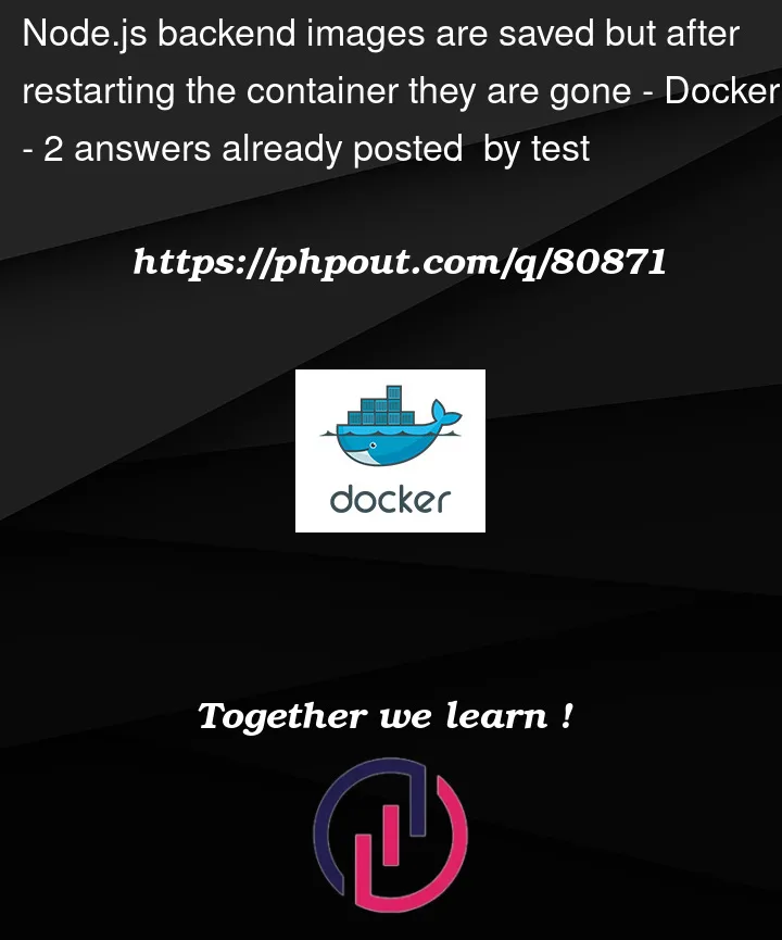 Question 80871 in Docker