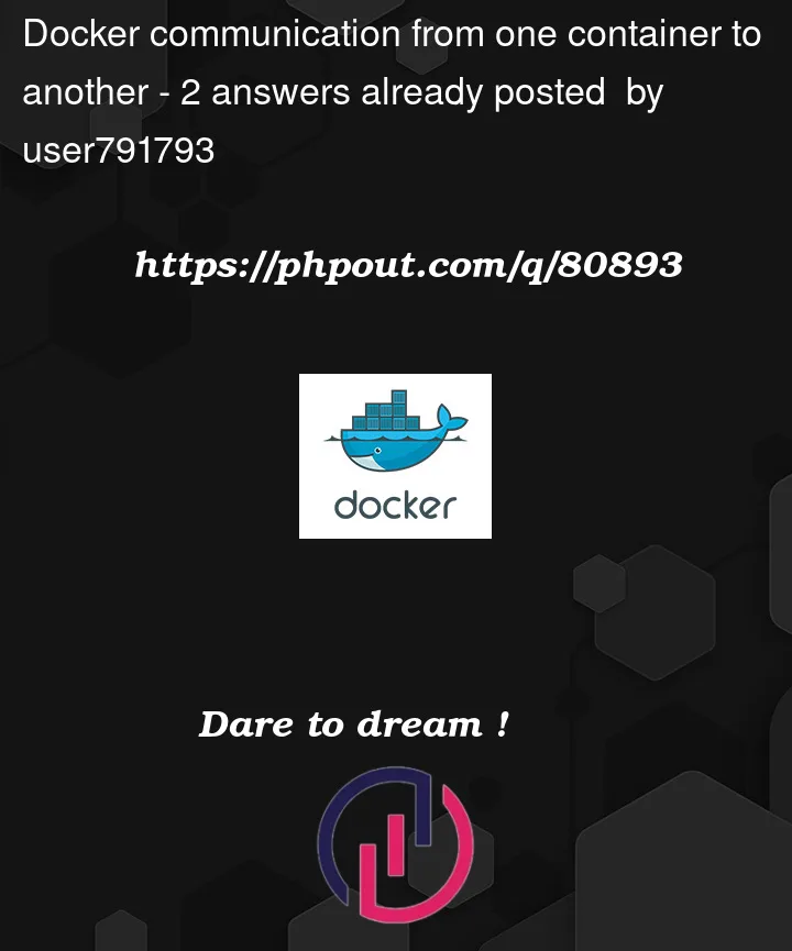 Question 80893 in Docker