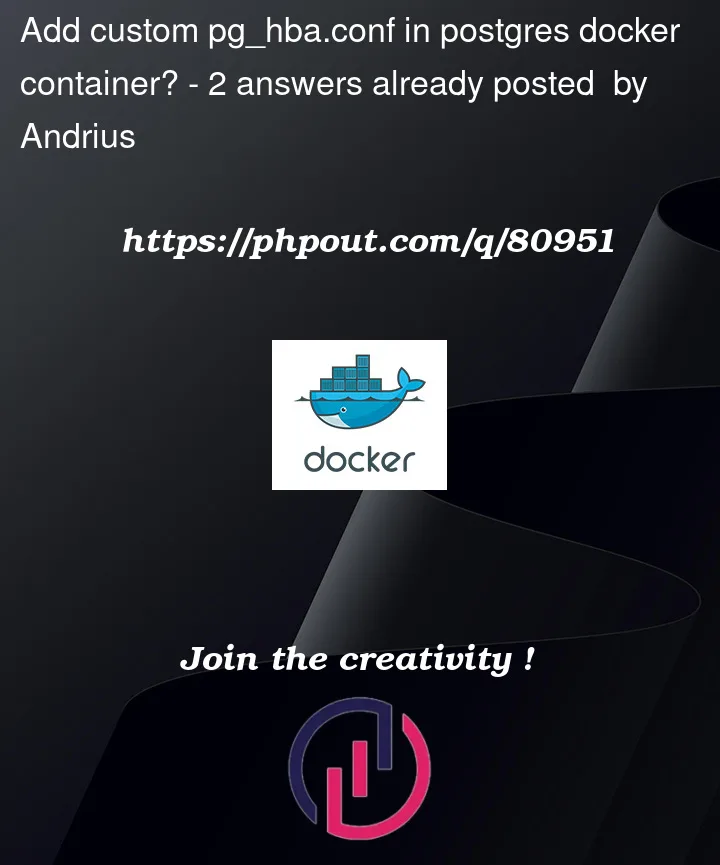 Question 80951 in Docker