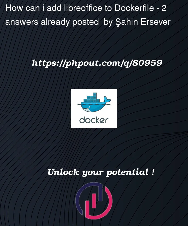 Question 80959 in Docker