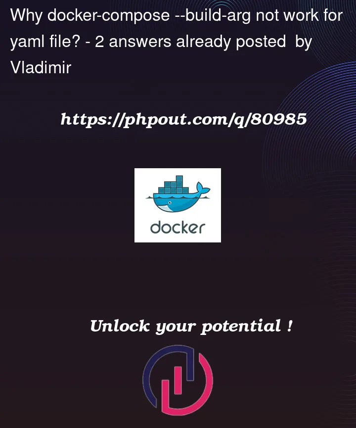 Question 80985 in Docker