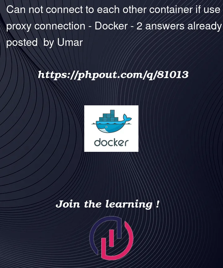 Question 81013 in Docker